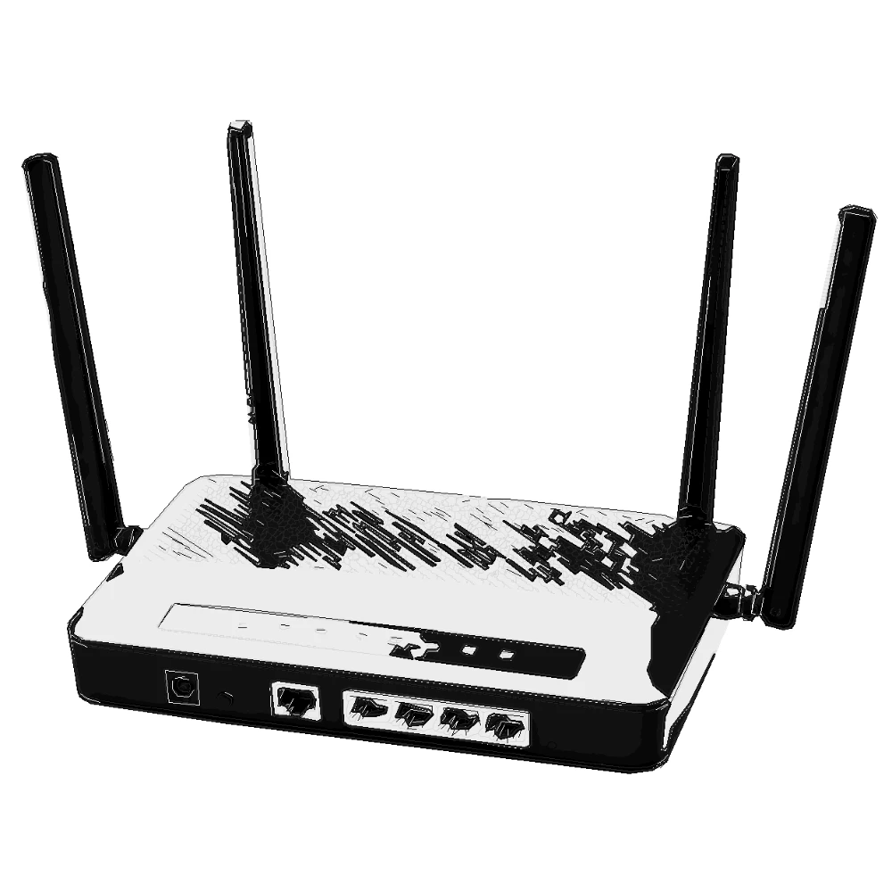 SVG Manual Pro router illustration for setup guides and product support.