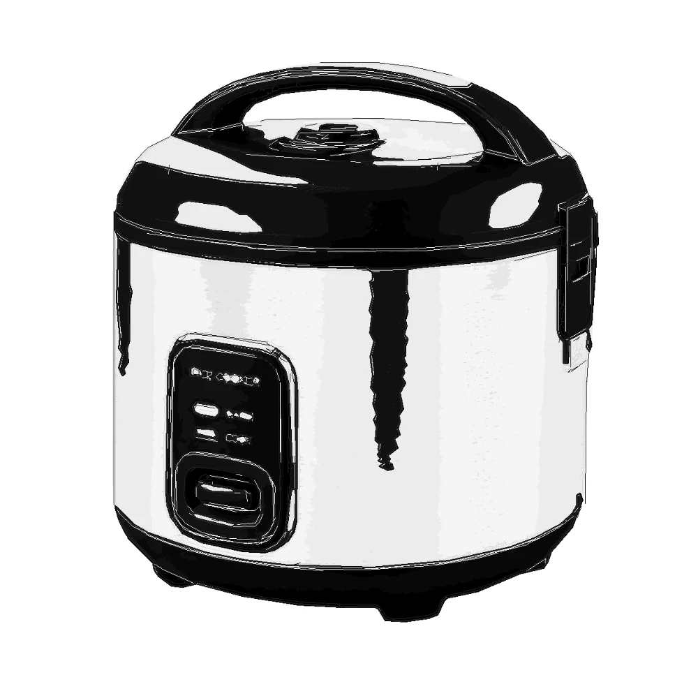 SVG Manual Pro rice cooker illustration for household product support.