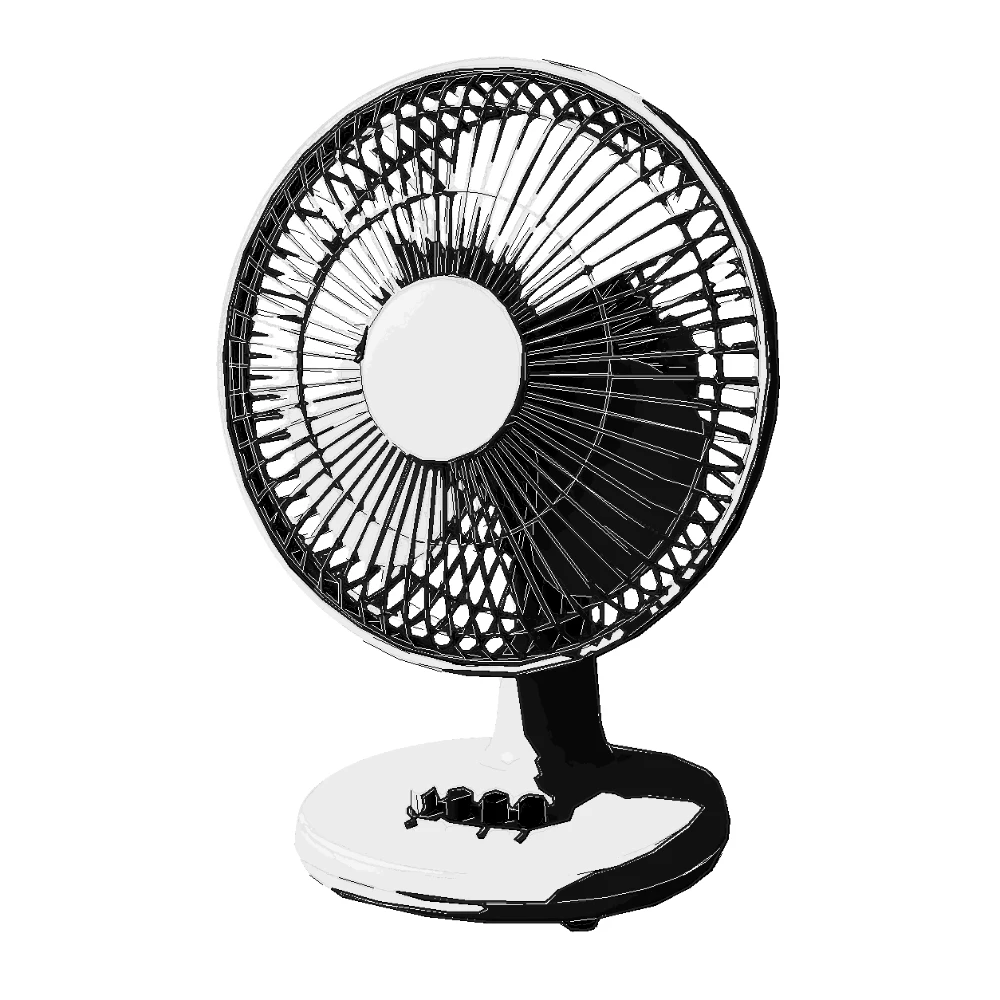 SVG Manual Pro fan illustration with simplified product manual geometry.