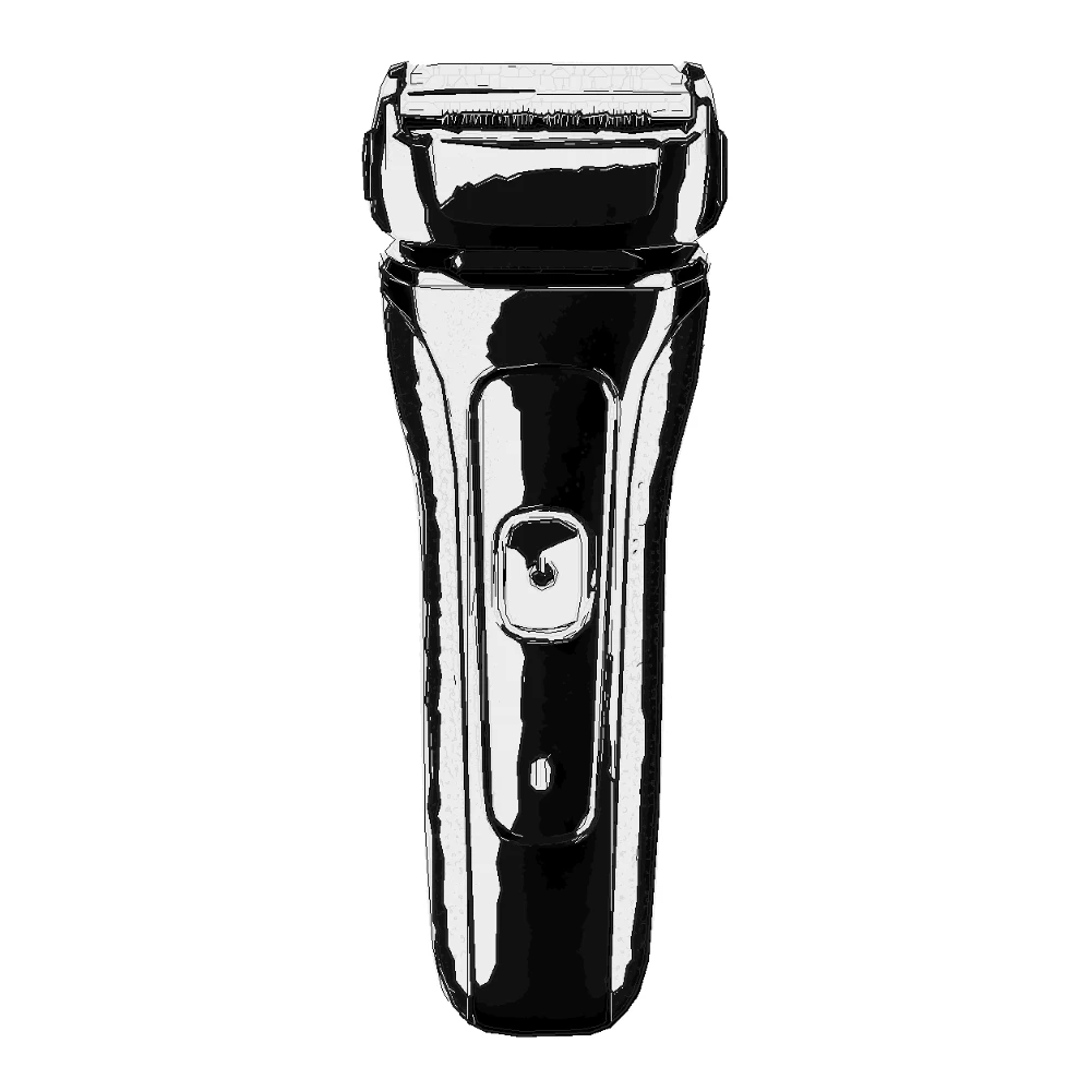 SVG Manual Pro electric shaver illustration for consumer device manuals.