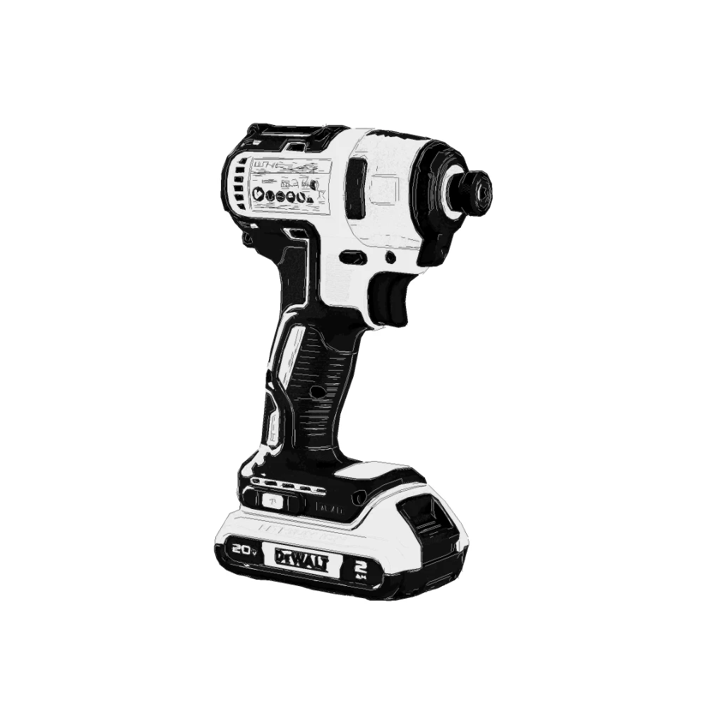 SVG Manual Pro cordless drill illustration for product setup documentation.