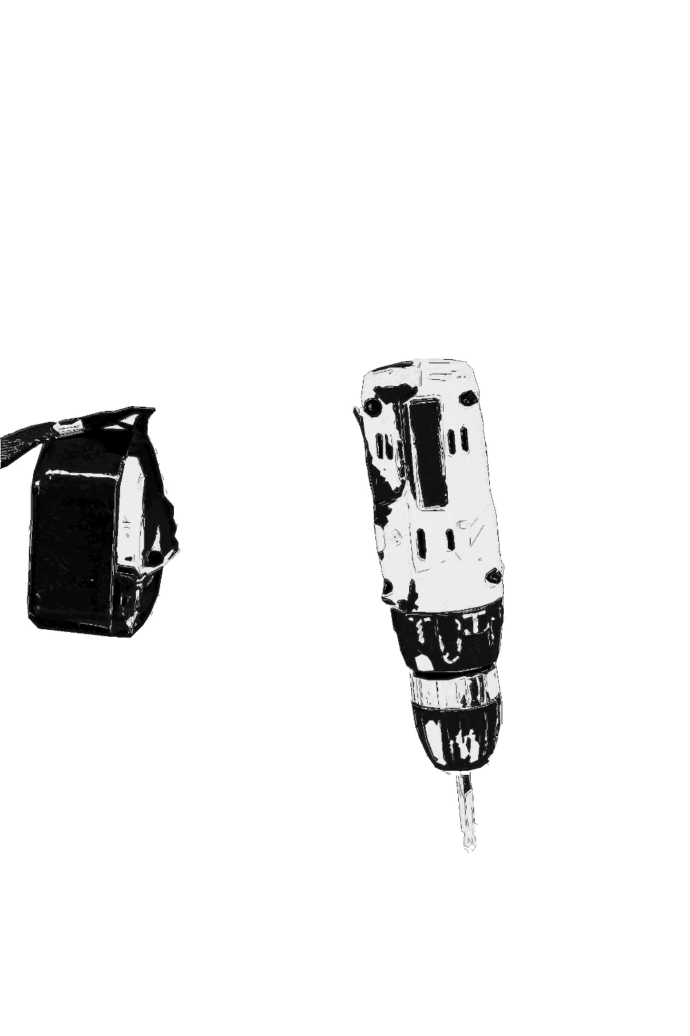 SVG Manual Pro handheld remote illustration for electronics support content.
