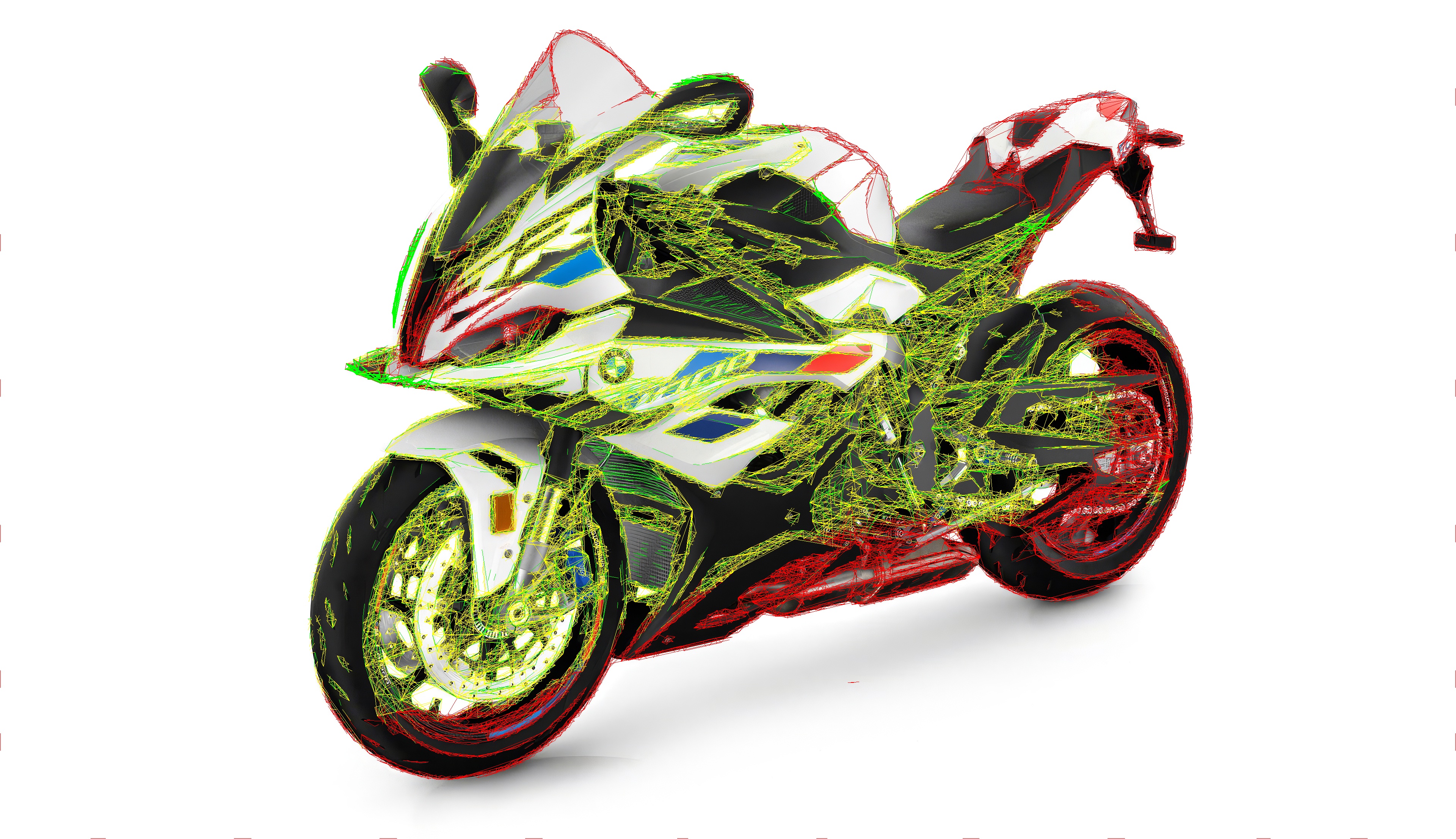 Accurate edge contact detection result from the ScriptFX line detection engine